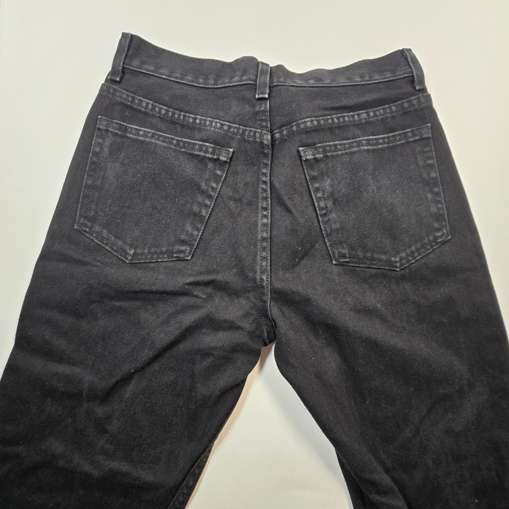 George Mens Regular Fit Jeans Black Denim 100% Cotton 32x30 GM08406 - Picture 3 of 4